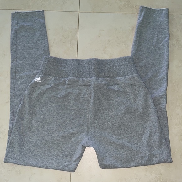 Adidas Grey Sweat Pants | Jogger Leggings - Picture 3 of 4